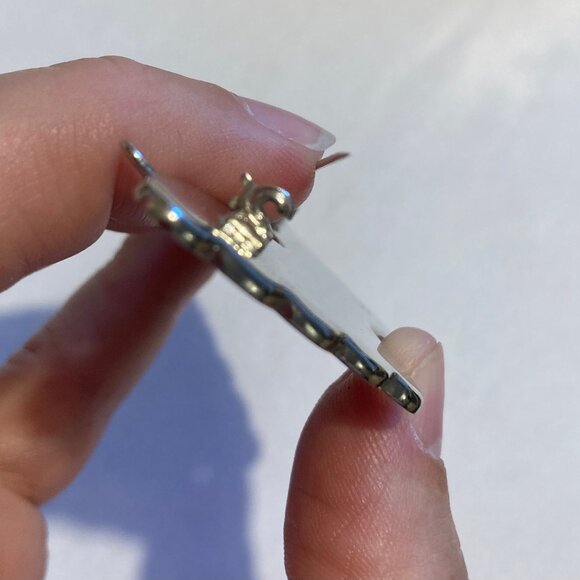 Vintage Damascene Butterfly Brooch (Amita Sterling) - Picture 4 of 5